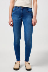 Wrangler High Skinny Damskie Spodnie Jeansowe Jeansy Dżinsy Rustic 112350940 W27H017957